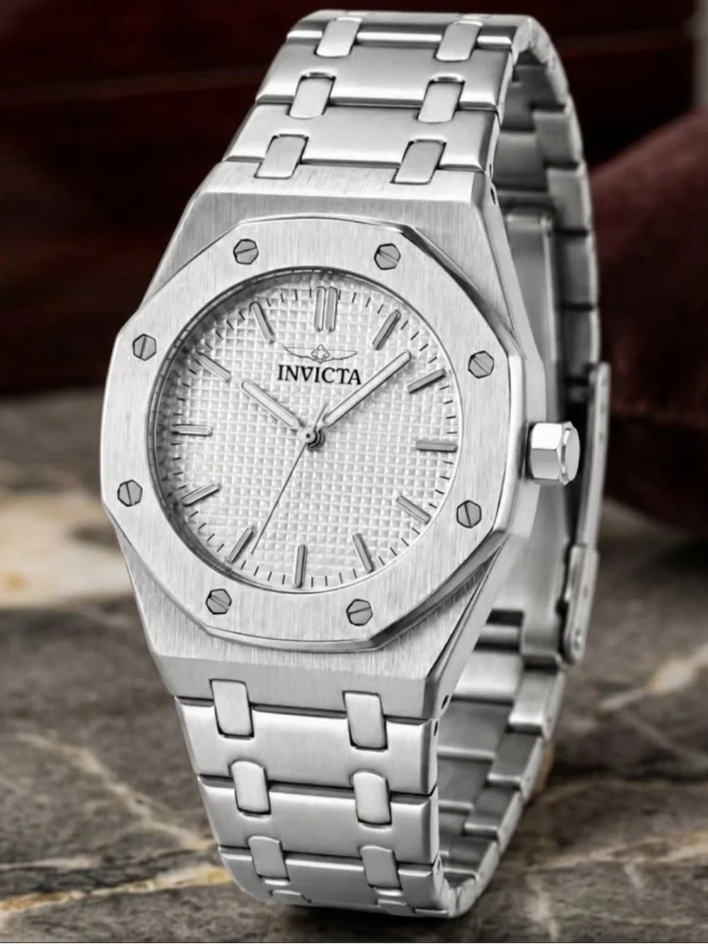 Invicta Royal Celestial Brushed Silver Woman’s Luxury Collection Watch!